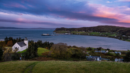 Early morning at Uig Bay in the Isle of Skye