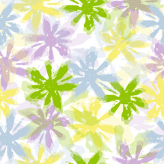 seamless pattern with flowers