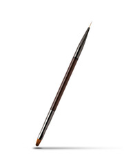 manicure brushes on a white background