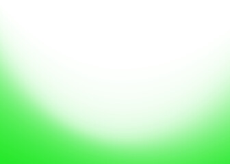 Green gradient on transparent background