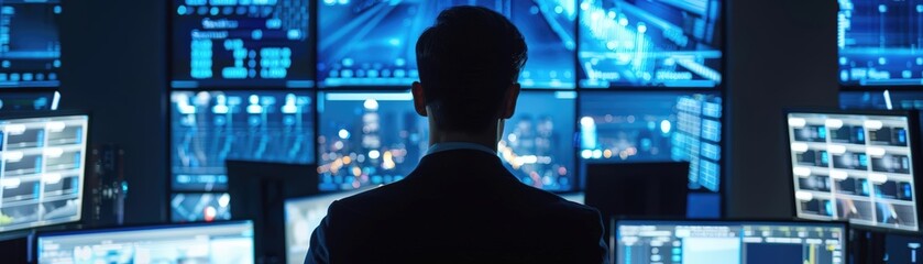 Fototapeta premium Compliance officer ensuring IT practices meet industry standards