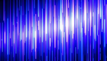 Abstract background with vibrant neon light lines in blue and purple tones.

