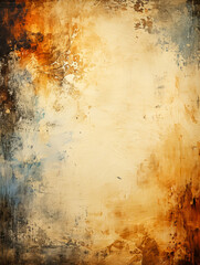 A vibrant image with colorful abstract textures blending hues of orange, blue, and cream, ideal for creative and artistic projects.