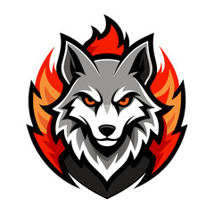 wolf head mascot