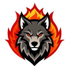 wolf head mascot