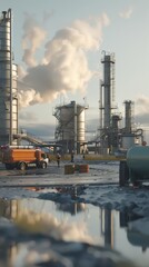 Craft lifelike 3D models of industrial accidents, highlighting safety measures and risk management