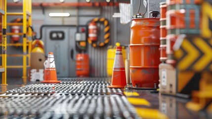 Craft lifelike 3D models of hazardous work environments, highlighting the potential dangers and risks involved