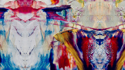 Abstract background art . Ethnic pattern. Mixtures of oil paint. Trendy hand painting canvas. Wall decor and Wall art prints Idea. 3D Texture. Art object