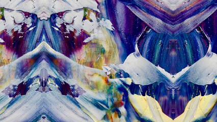 Abstract background art . Ethnic pattern. Mixtures of oil paint. Trendy hand painting canvas. Wall decor and Wall art prints Idea. 3D Texture. Art object