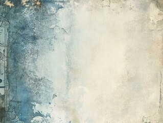 Antique Vintage Map Texture Background in Aged Colors.