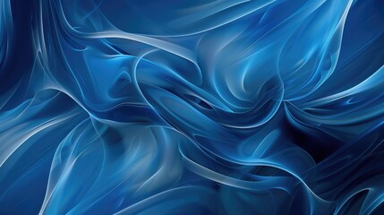Fototapeta premium Blue Abstract Background Design for Digital Web Templates