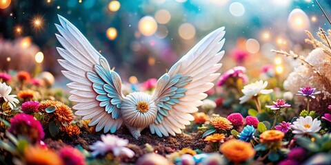 Discover the captivating beauty of tilt-shift angel and fairy wings photography, transforming magical landscapes into enchanting worlds filled with