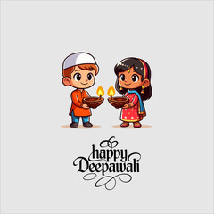 Happy Diwali festival poster, Diwali Sale banner, Diwali background design with lights, peacock, lanterns, candles and flowers. Vector illustration