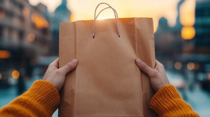 Person carrying heavy shopping bags after a trip to the store, illustrating the physical effort involved in daily chores
