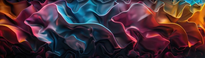 Obraz premium clay style of abstract 3D Model icon Plasticine Sculpture, Playful, Vibrant Colors, Creative Workspace ,high-resolution