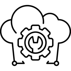Cloud Managed Services Icon