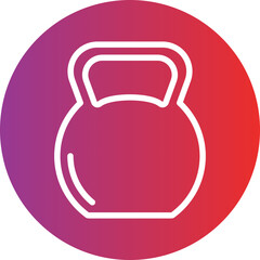 Kettlebell Icon Style