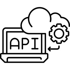Cloud API Icon