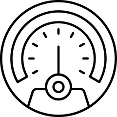 Performance Gauge Icon