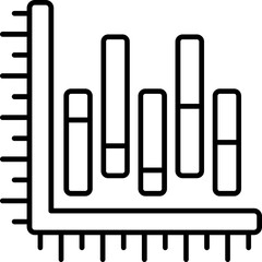 Vertical Bar Chart Icon