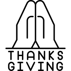 Thanksgiving Prayer Icon
