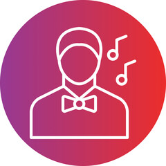 Musician Male Icon Style
