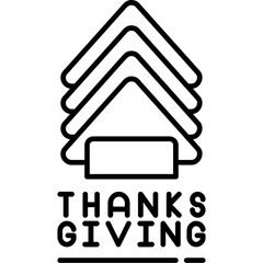 Thanksgiving Napkin Icon