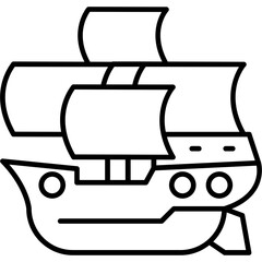 Mayflower Ship Icon