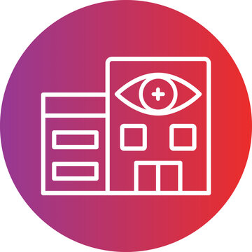 recommend clip art: Optometry Clinic Icon Style
