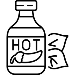 Vegan Hot Sauce Icon