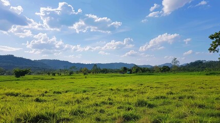 Obraz premium The breathtaking natural scenery, a masterpiece of nature, reveals the beauty of natural scenery. Generative AI