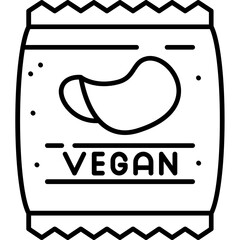 Vegan Chips Icon