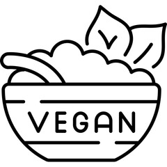 Vegan Smoothie Bowl Icon