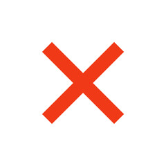 Red Cross Mark Emoji
