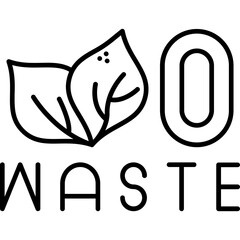 Zero Waste Icon