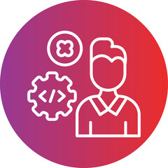 Obraz premium No Programming Experience Icon Style