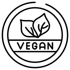 Vegan Symbol Icon