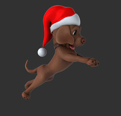 Fun 3D cartoon dog