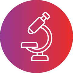 Microscope Icon Style