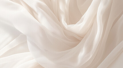 white chiffon satin fabric