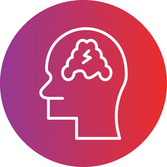 Schizophrenia Icon Style