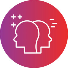 Bipolar Disorder Icon Style