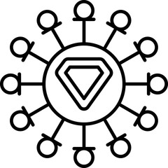 Insurance Network Icon