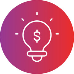 Marketing Idea Icon Style