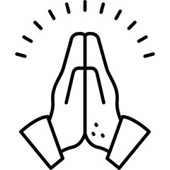 Praying Hands Icon