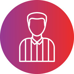 Obraz premium Referee Icon Style