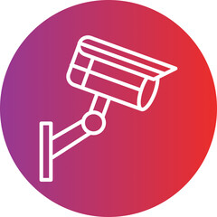Ccctv Camera Icon Style
