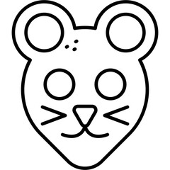 Mouse Face Icon