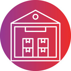 Warehouse Icon Style