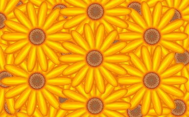 flower yellow background